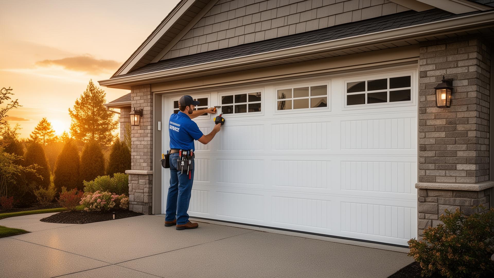 Professional garage door installation